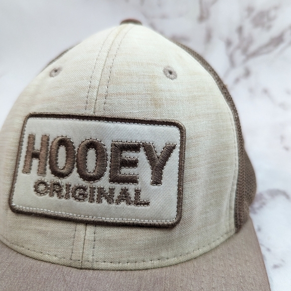 Hooey Trucker Hat Snap Back Mesh Brown White Original Classic O Embroide… - Picture 6 of 9